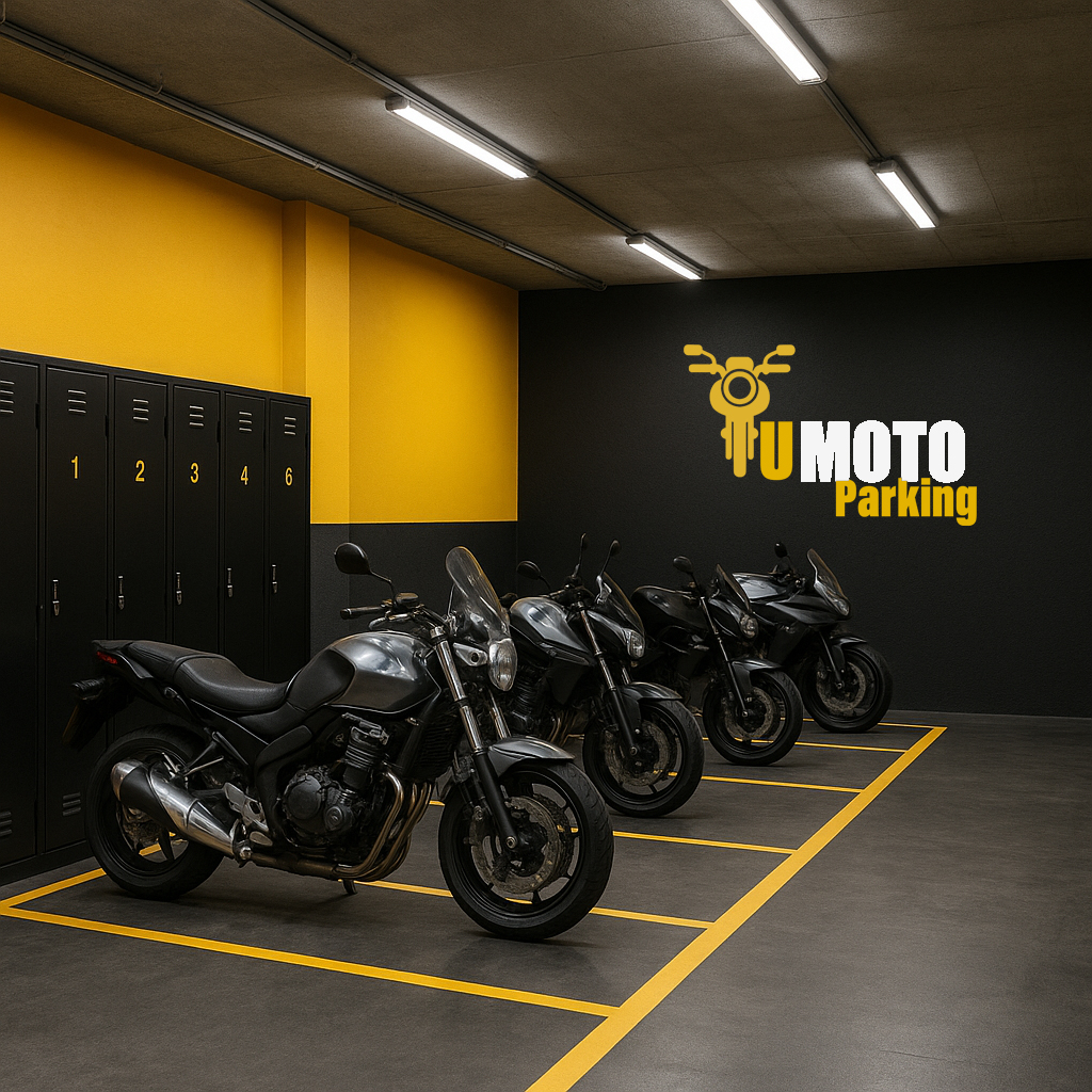 Pasillo del parking